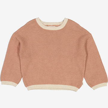 Wheat Main Strik Pullover Olga Knitted Tops 2031 rose dawn