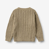 Wheat Main Strik Pullover Oliver Pullover 0070 gravel