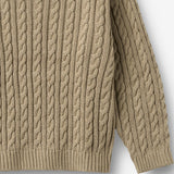Wheat Main Strik Pullover Oliver Pullover 0070 gravel