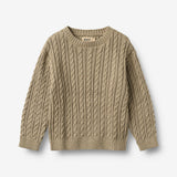 Wheat Main Strik Pullover Oliver Pullover 0070 gravel
