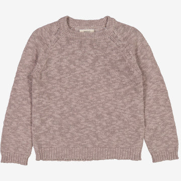 Wheat Main  Strik Pullover Quinn Knitted Tops 1494 purple dove