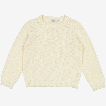 Wheat Main  Strik Pullover Quinn Knitted Tops 3129 eggshell 