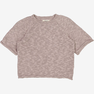 Wheat Main Strik Pullover Vilna Knitted Tops 1494 purple dove