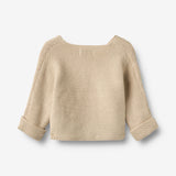 Wheat Main Strik Slå-om Siva Cardigan 3191 offwhite