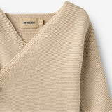 Wheat Main Strik Slå-om Siva Cardigan 3191 offwhite