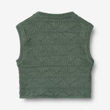 Wheat Main Strik Vest Bobby Knitted Tops 9550 duck green