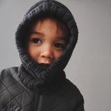 Wheat Outerwear Strikket Elefanthue Woolao Accessories 0064 charcoal melange