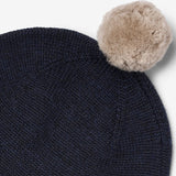 Wheat Outerwear Strikket Hue Pomma Accessories 1432 navy