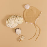 Wheat Outerwear Strikket Hue Pomma Accessories 9730 honey peach