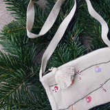 Wheat Main Strikket Skuldertaske Dagmar Accessories 3191 offwhite