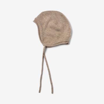 Wheat Outerwear Strikkyse Leify Accessories 9556 grey camel melange