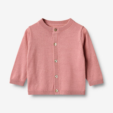 Wheat Main Sttrik Cardigan Nico Knitted Tops 2026 rose