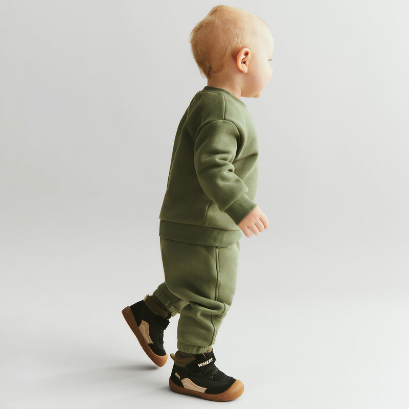 Wheat Main Sweat Bukser Cruz Trousers 4119 dusty green