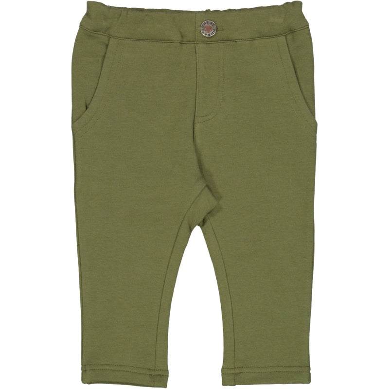 Wheat Main Sweat Bukser Frank Trousers 4099 winter moss