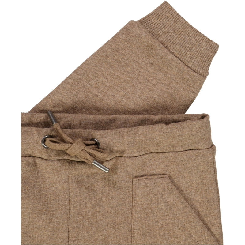 Wheat Main Sweat Bukser Nuno Trousers 3204 khaki melange