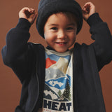 Wheat Main Sweat Cardigan Francis Sweatshirt 1432 navy