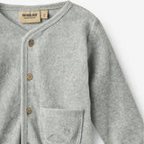 Wheat Main Sweat Cardigan L/S Toto Sky Sweatshirt 0224 melange grey