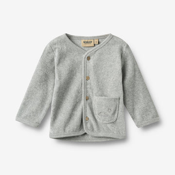 Wheat Main Sweat Cardigan L/S Toto Sky Sweatshirt 0224 melange grey
