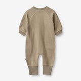 Wheat Main  Sweat Heldragt Lou | Baby Jumpsuits 3239 beige stone