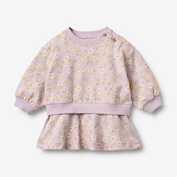 Wheat Main Sweat Kjole Maggie Dress 2425 lavender daisies
