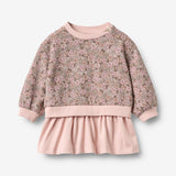Wheat Main Sweat Kjole Maggie Dress 9899 rose brown flowers