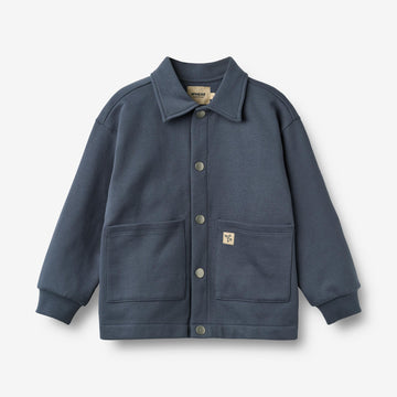 Wheat Main Sweat Skjortejakke Carmine Sweatshirt 1292 greyblue