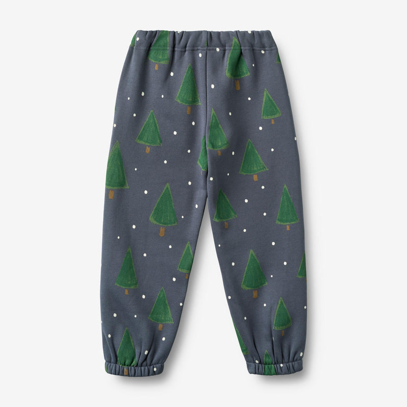 Wheat Main Sweatbukser Cass Trousers 9586 greyblue holiday