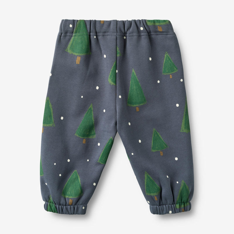 Wheat Main Sweatbukser Cass Trousers 9586 greyblue holiday