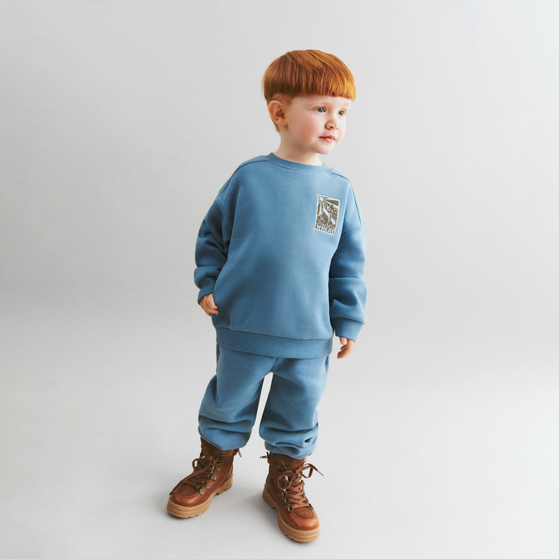 Wheat Main Sweatbukser Cruz Trousers 9575 winter blue