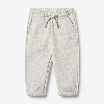 Wheat Main Sweatbukser Cruz Trousers 0220 light melange grey