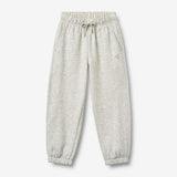 Wheat Main Sweatbukser Cruz kontrast Trousers 0220 light melange grey