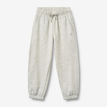 Wheat Main Sweatbukser Cruz kontrast Trousers 0220 light melange grey