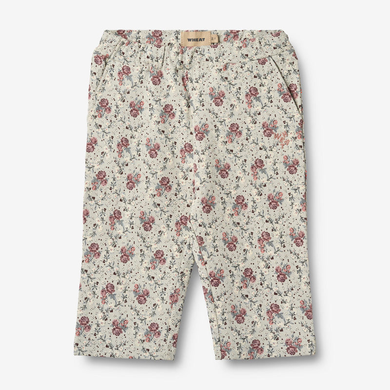 Wheat Main Sweatbukser Eline Trousers 9539 slightly green flowers