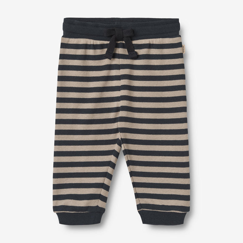 Wheat Main  Sweatbukser Leo Trousers 1433 navy stripe