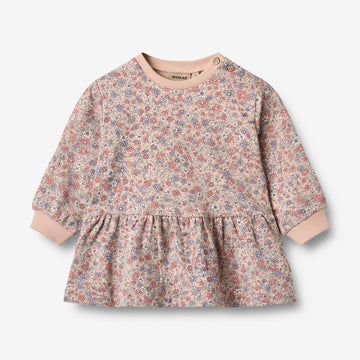 Wheat Main Sweatkjole Zenia Dress 2036 rose dust flowers