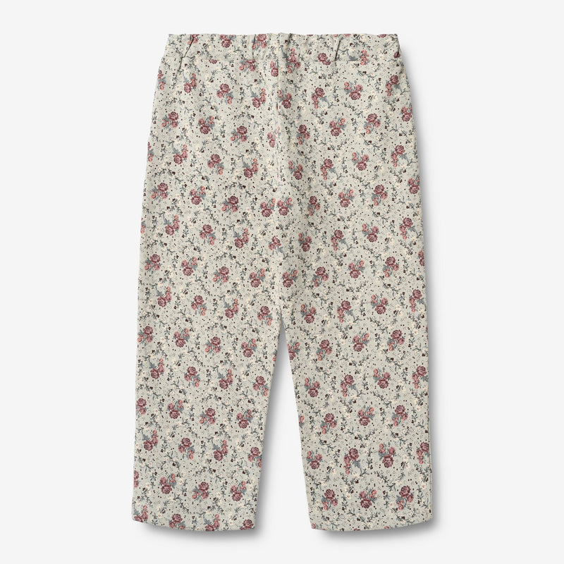 Wheat Main Sweatpants Eline Trousers 9539 slightly green flowers