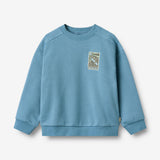 Wheat Main Sweatshirt Badge Sander Sweatshirt 9575 winter blue