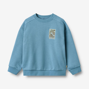 Wheat Main Sweatshirt Badge Sander Sweatshirt 9575 winter blue