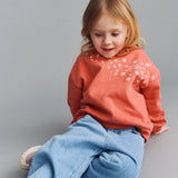 Wheat Main Sweatshirt Eliza Sweatshirt 9628 faded red