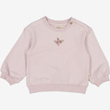 Wheat Sweatshirt Eliza Broderi | Baby Sweatshirts 1354 soft lilac