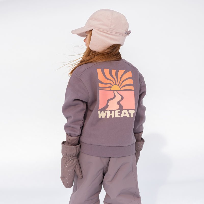 Wheat Main Sweatshirt Ellis Sweatshirt 1035 purple stone
