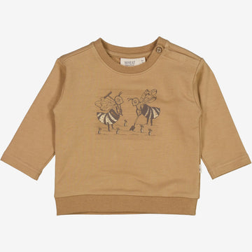 Wheat Main  Sweatshirt Havebi | Baby Sweatshirts 3305 cappuccino