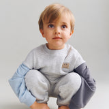 Wheat Main Sweatshirt Lennon Badge Sweatshirt 0220 light melange grey