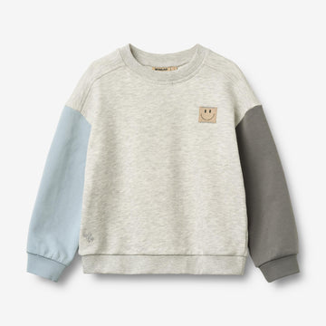 Wheat Main Sweatshirt Lennon Badge Sweatshirt 0220 light melange grey