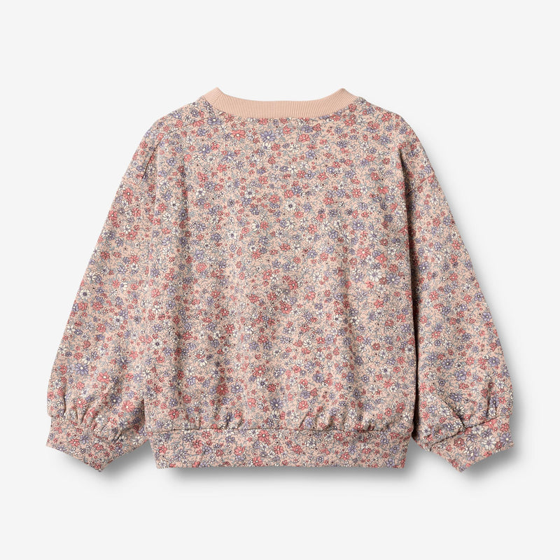 Wheat Main Sweatshirt Lia Sweatshirt 2036 rose dust flowers