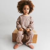 Wheat Main Sweatshirt Lia Sweatshirt 2036 rose dust flowers