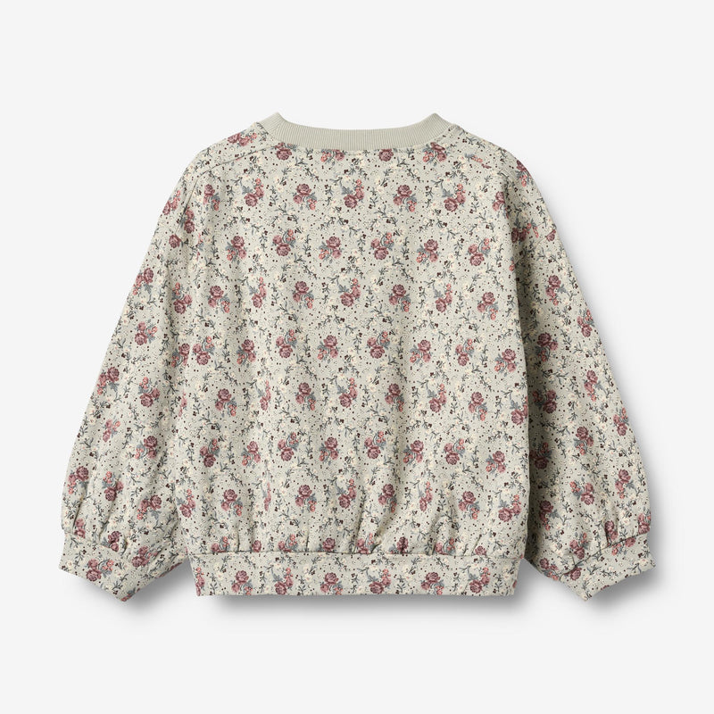 Wheat Main Sweatshirt Lia Sweatshirt 9539 slightly green flowers