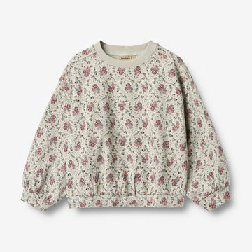 Wheat Main Sweatshirt Lia Sweatshirt 9539 slightly green flowers