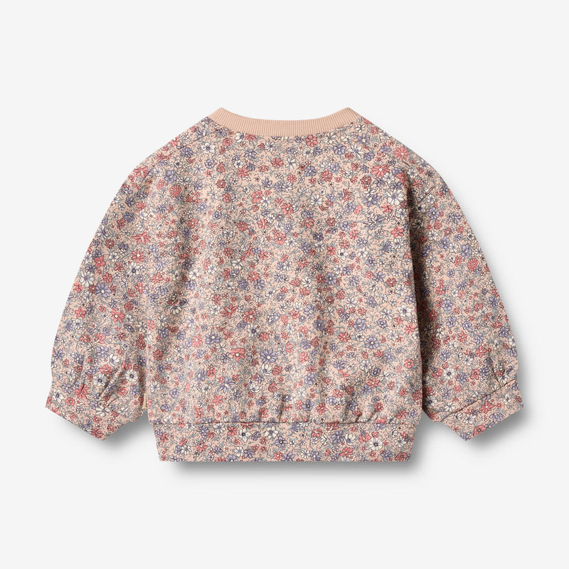 Wheat Main Sweatshirt Lia Sweatshirt 2036 rose dust flowers
