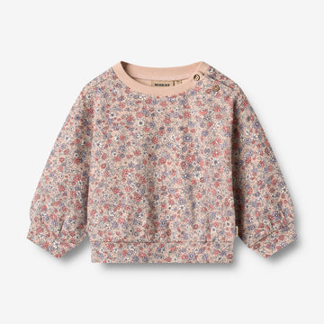 Wheat Main Sweatshirt Lia Sweatshirt 2036 rose dust flowers